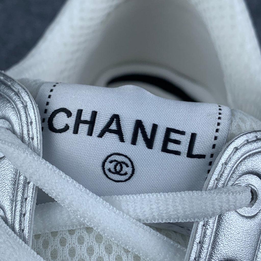 Chanel CC Logo Sneaker ‘Grey Silver’