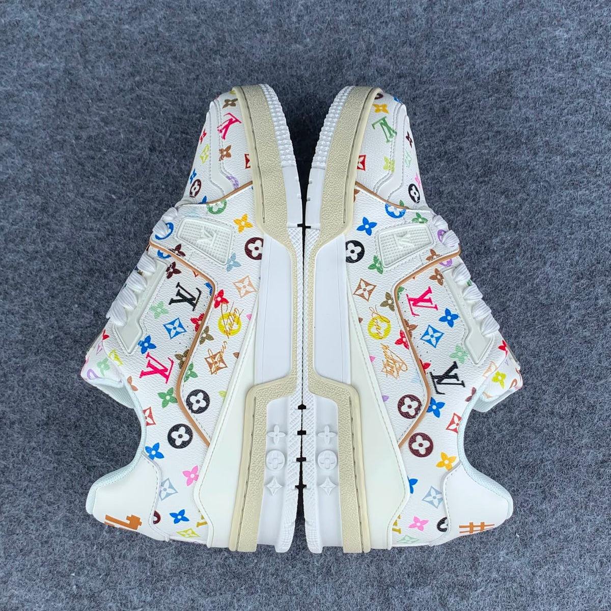 Takashi Murakami x LV Trainer 'White' (B-Grade Version)