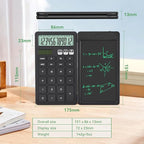 Desk Calculator with Erasable LCD Notepad Calculators ROATEE Desktop Basic Calculators for Middle School Cute Pocket Simple Calculator Office Desk Accessories Supplies Home Office Essential Big Button