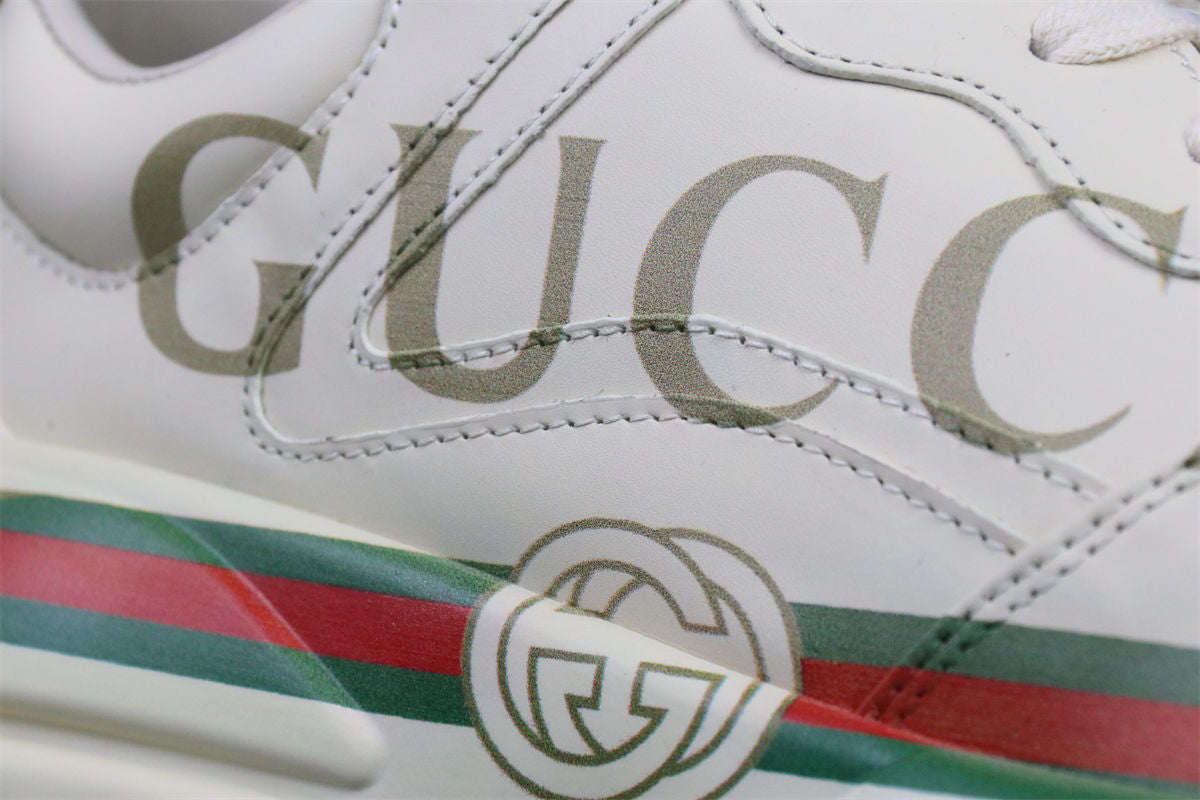 Rhyton Leather Sneaker 'Vintage Logo'