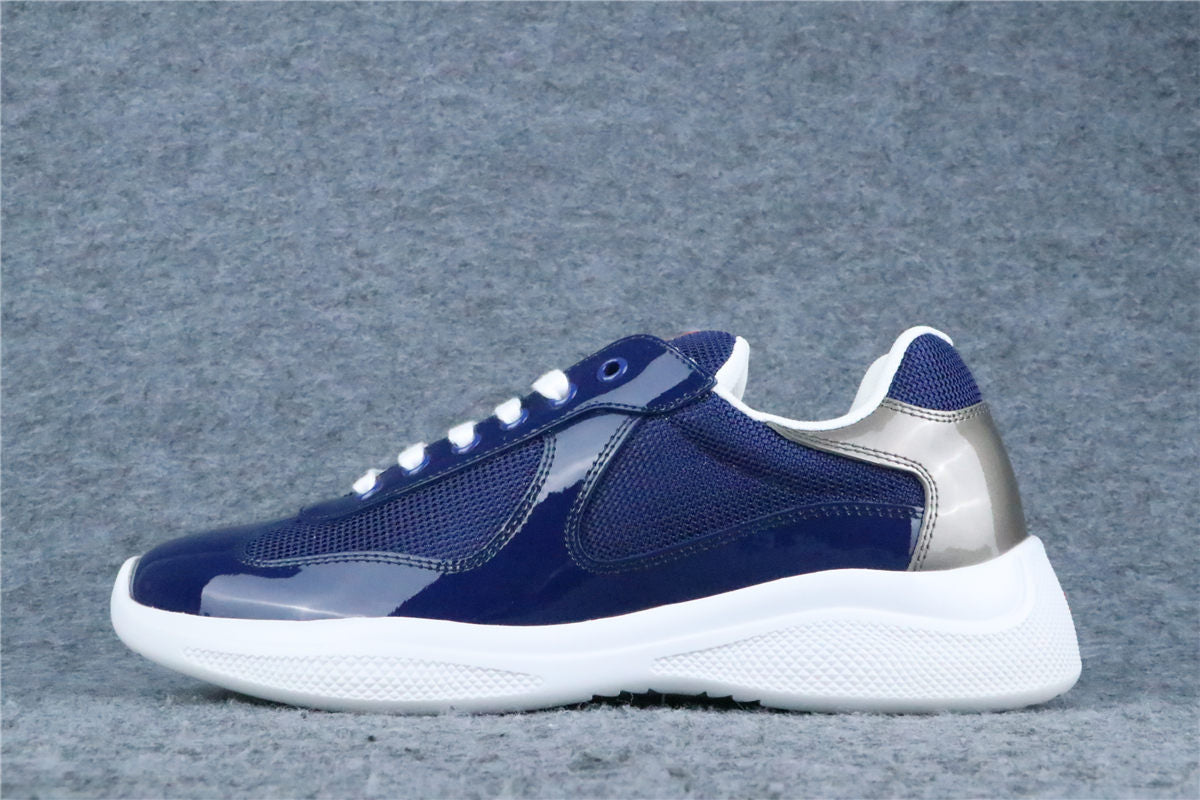 Prada America's Cup Sneakers 'Navy Blue Silver'