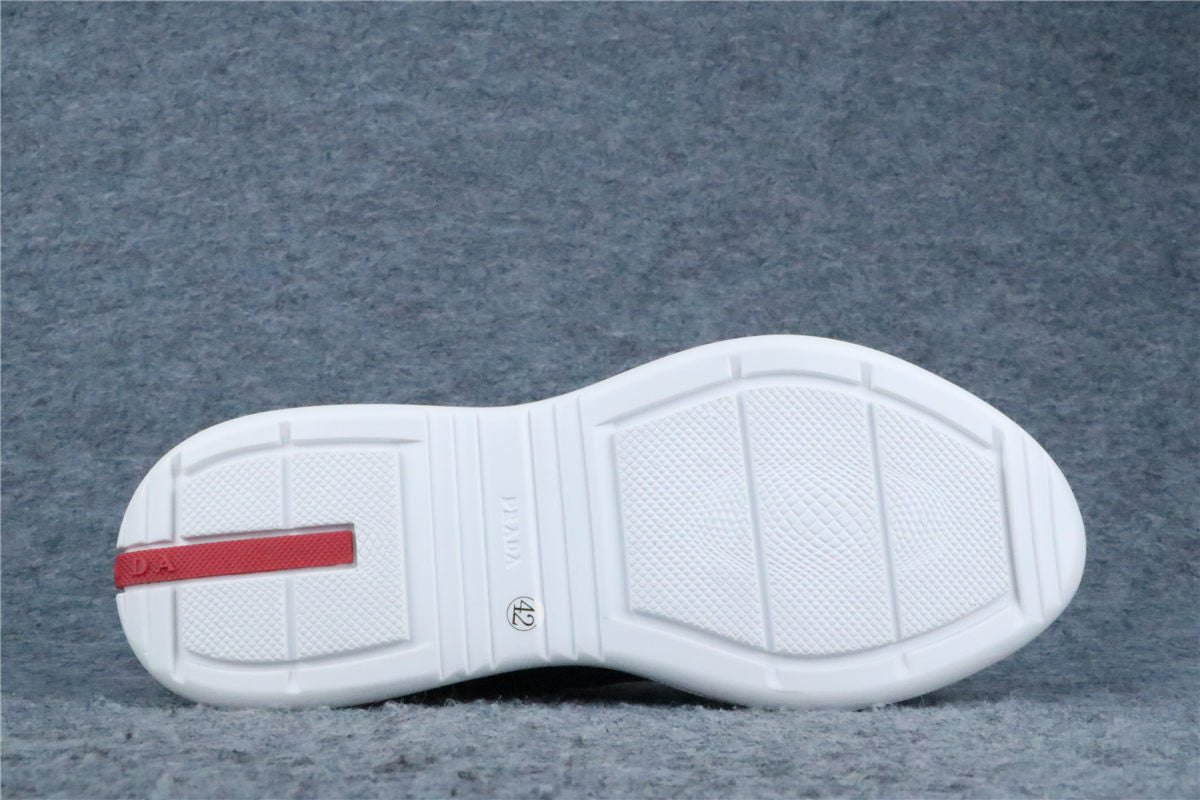 Prada America's Cup Sneakers 'Navy Blue Silver'