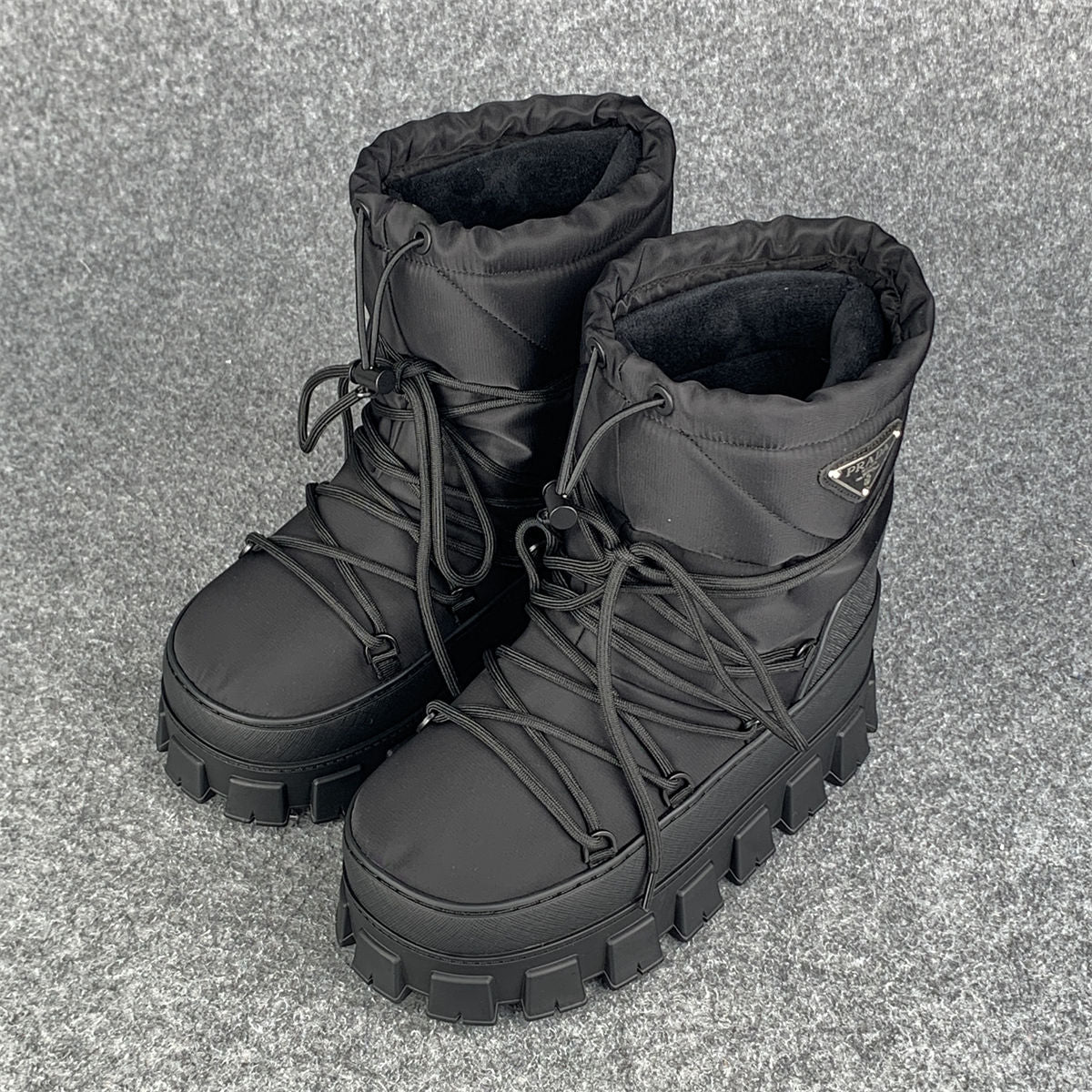 Prada Re-Nylon Gabardine Après-Ski Boots