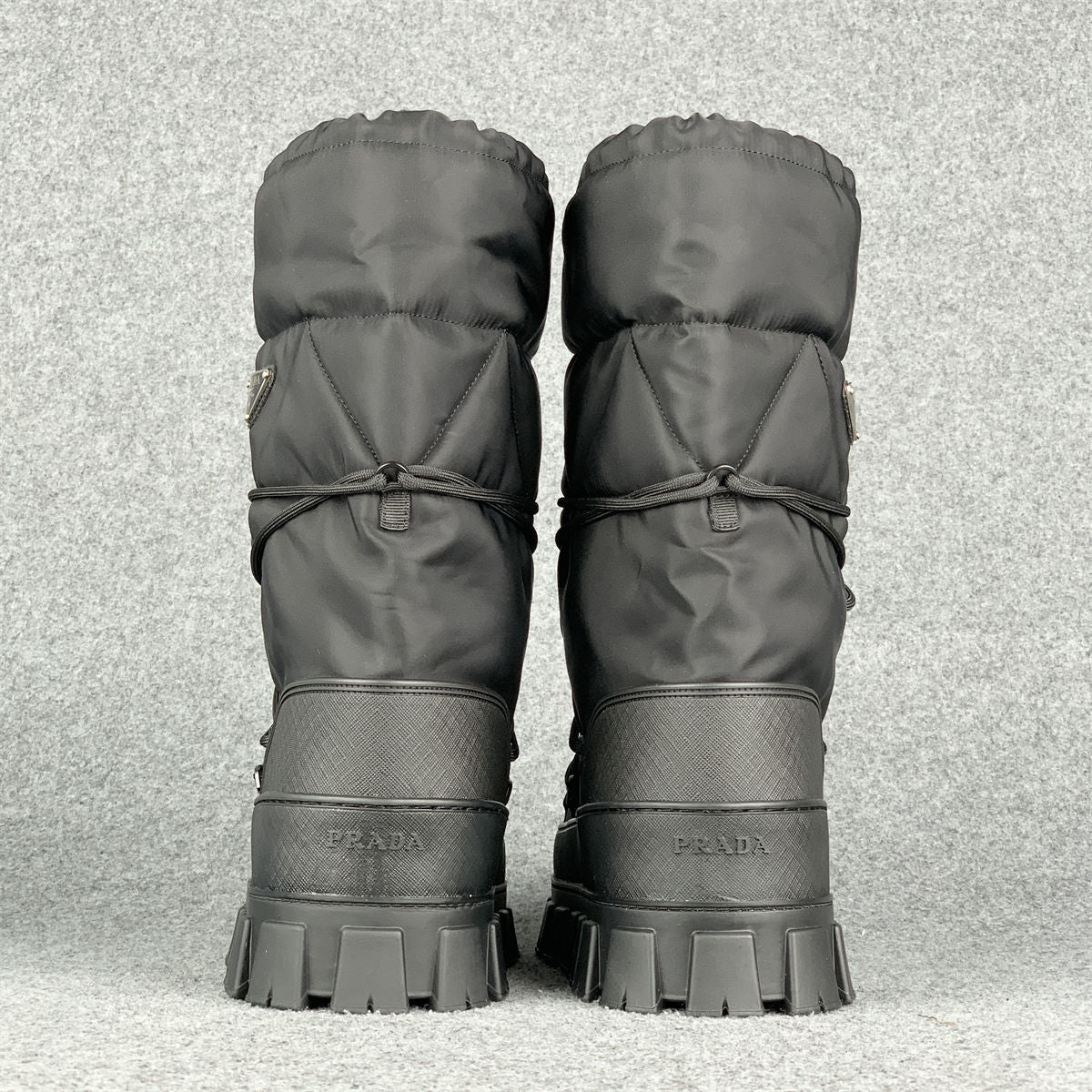 Prada Recycled Nylon Moon Boots