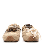 X NEW BALANCE Suede Shearling 530 SL Sneakers Ecru