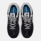 New Balance Men's 574 Core Shoes - Black/White